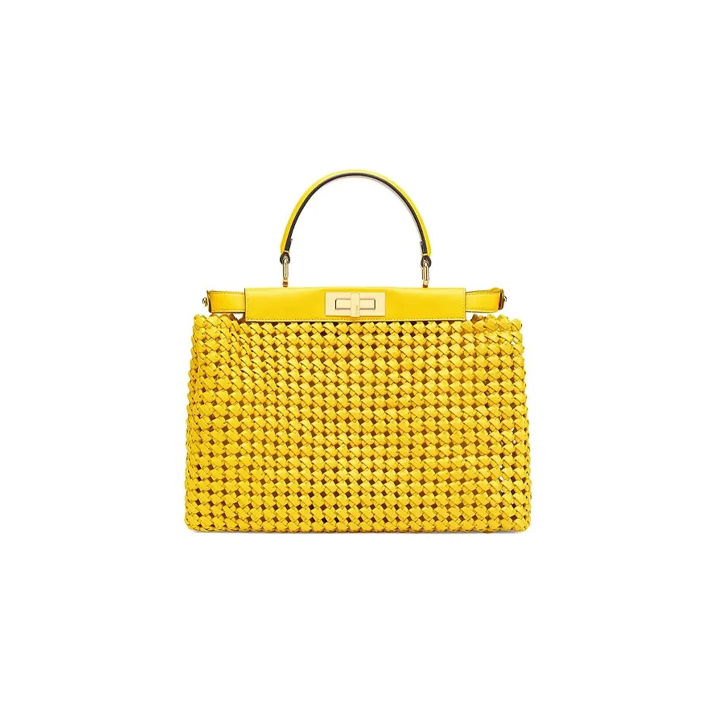 F**di medium woven peekaboo bag 8bn290abhyf192e (33*26*12cm)